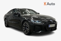musta BMW i4 M50 2022 kuva 1.