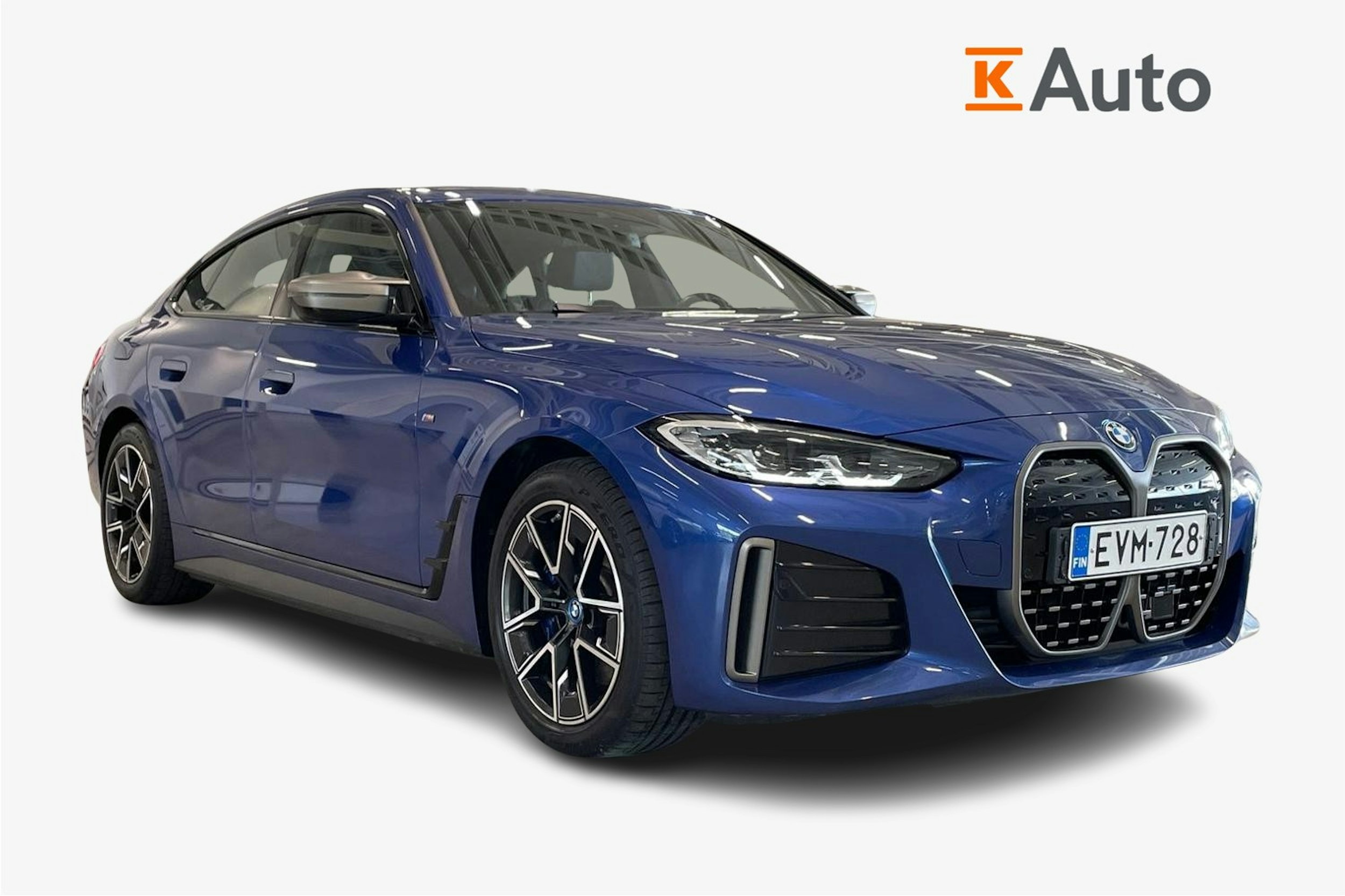 sininen BMW i4 M50 2023 kuva 1.