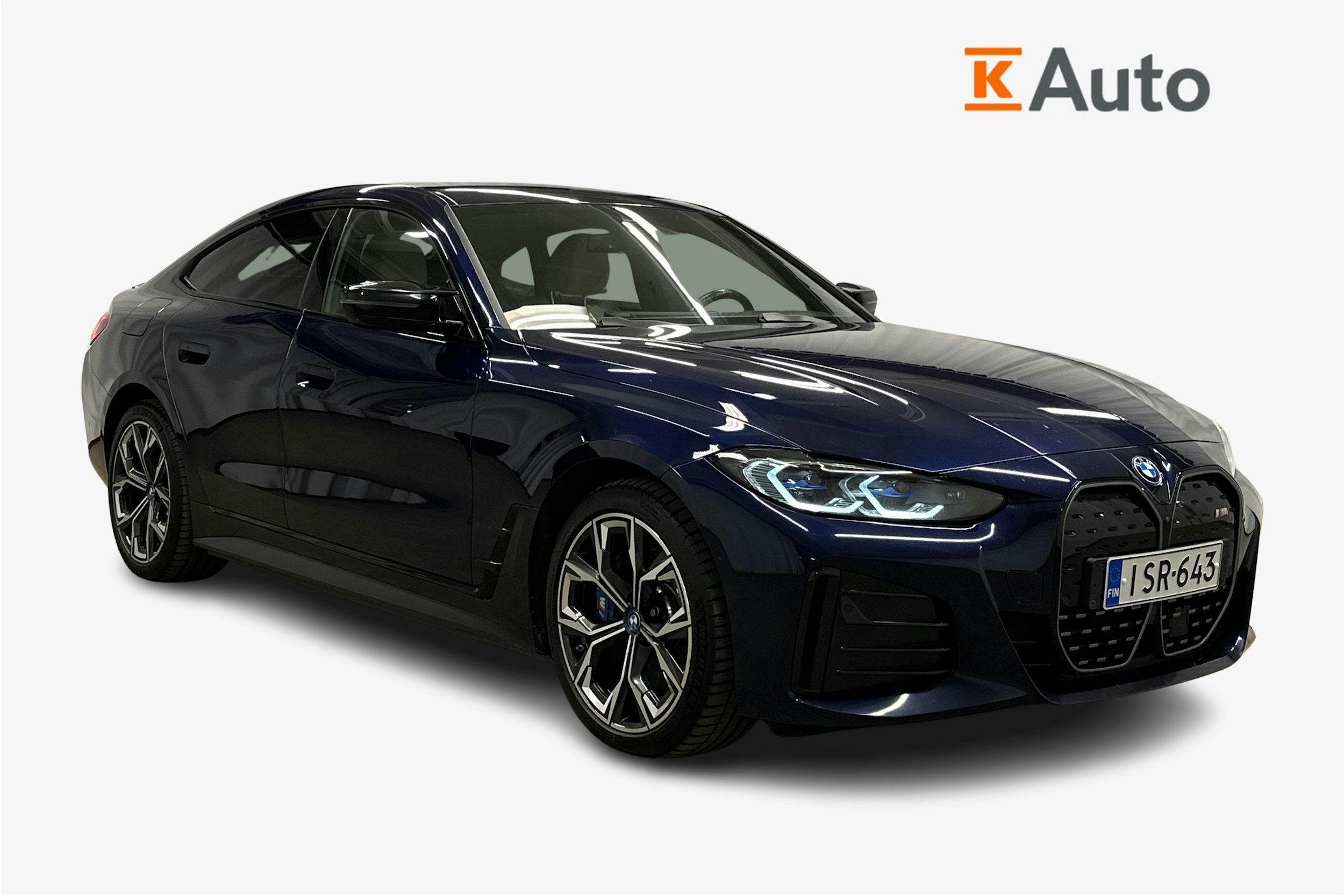 sininen BMW i4 M50 2023 kuva 1.