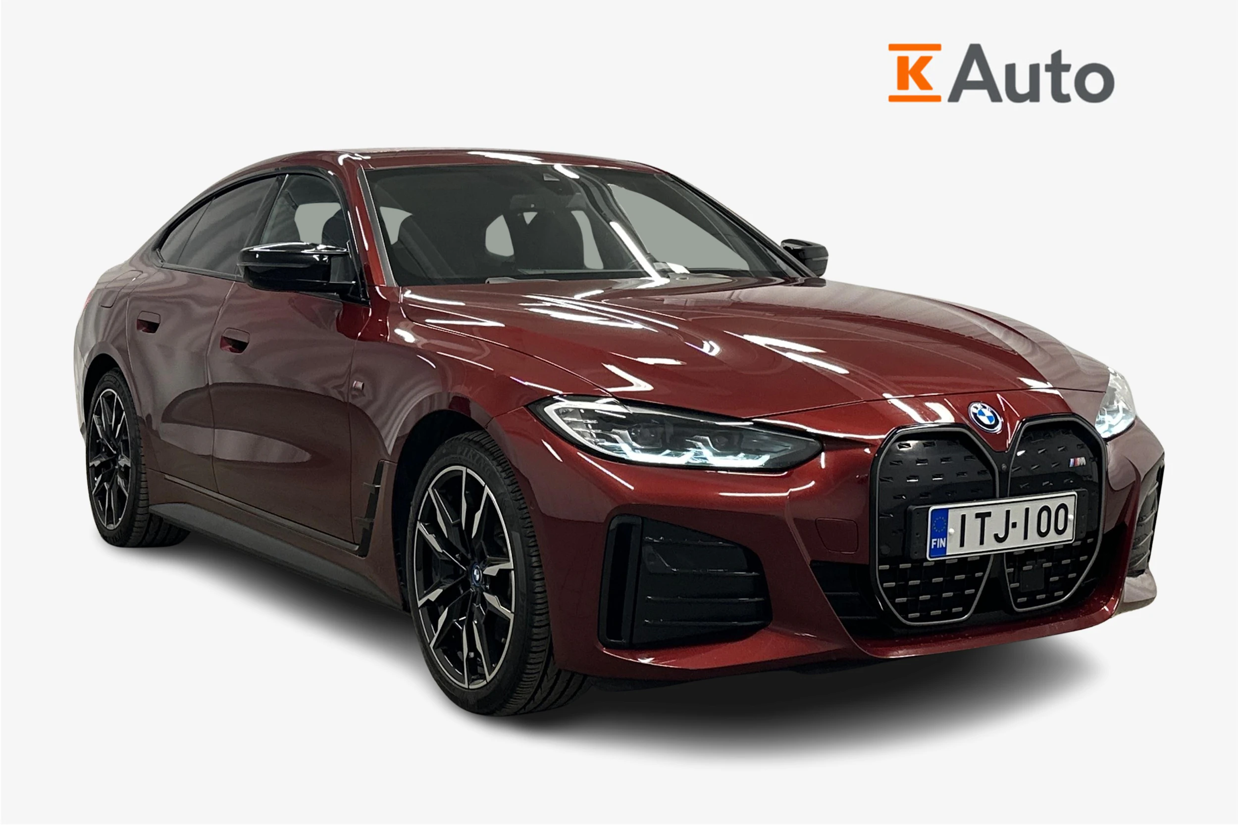 punainen BMW i4 M50 2024 kuva 1.