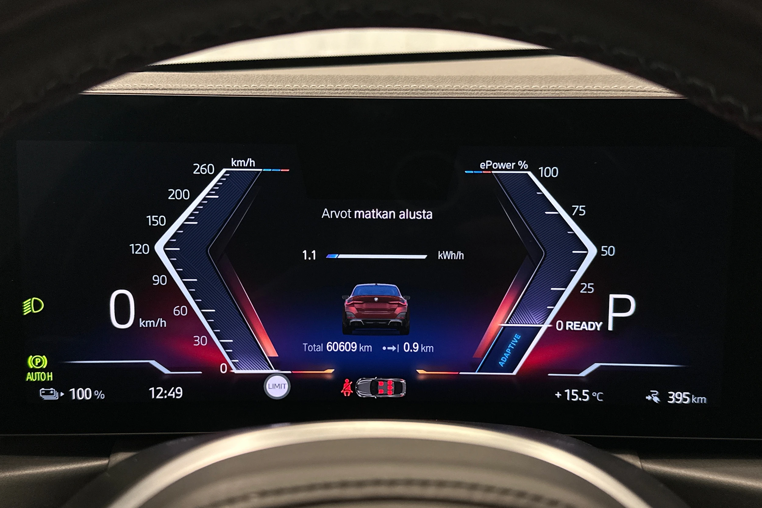 punainen BMW i4 M50 2024 kuva 11.