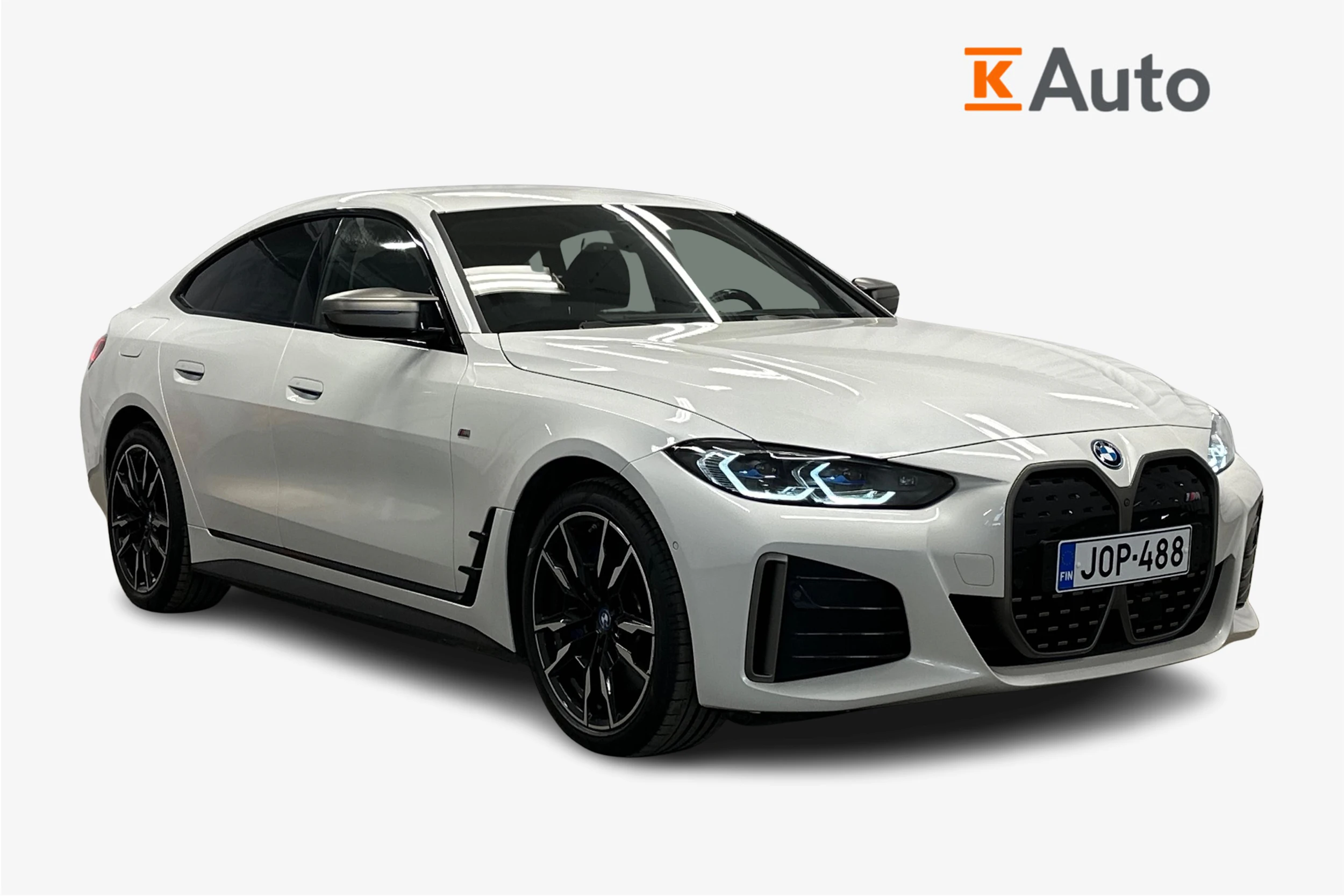 valkoinen BMW i4 M50 2023 kuva 1.