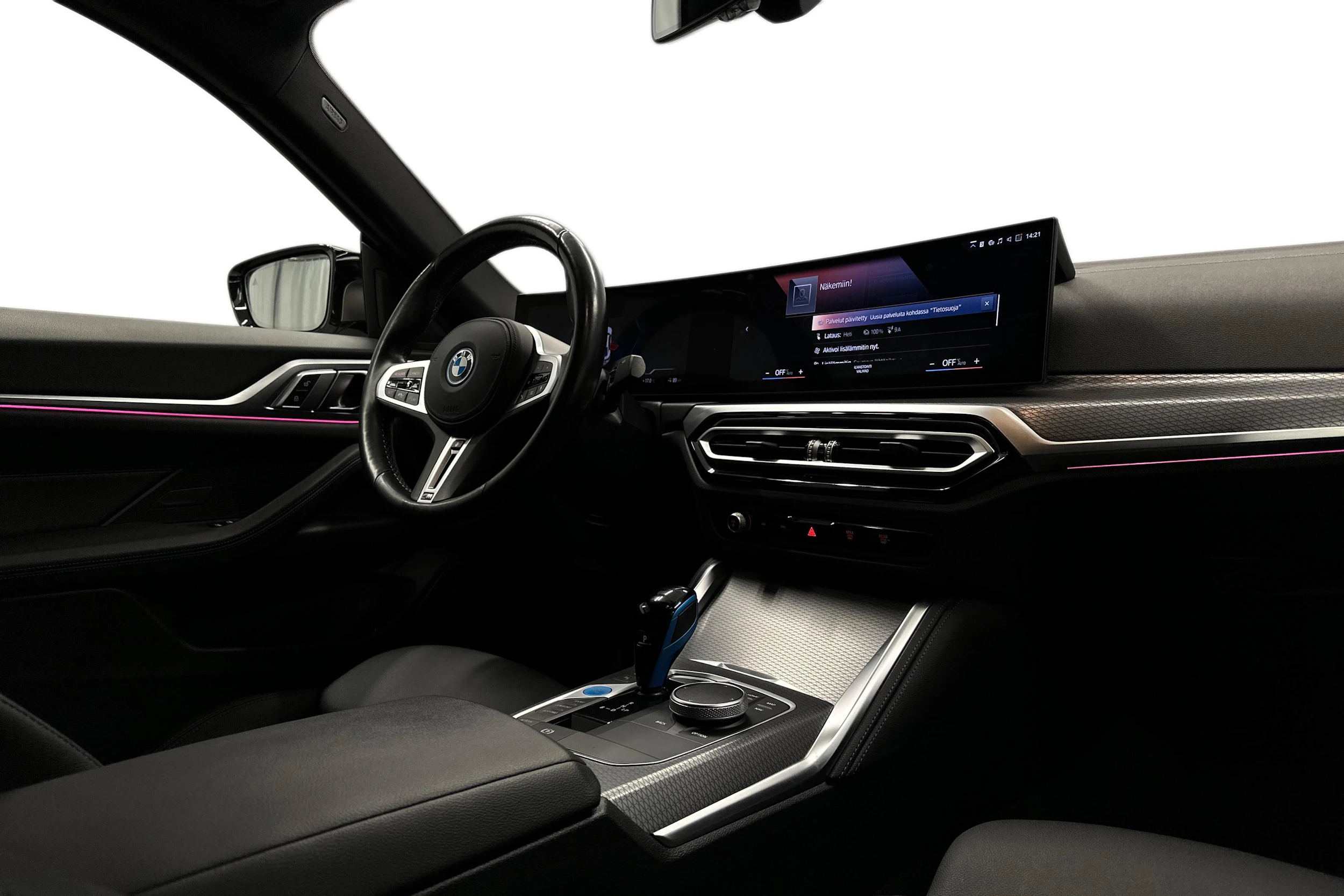 valkoinen BMW i4 M50 2023 kuva 9.