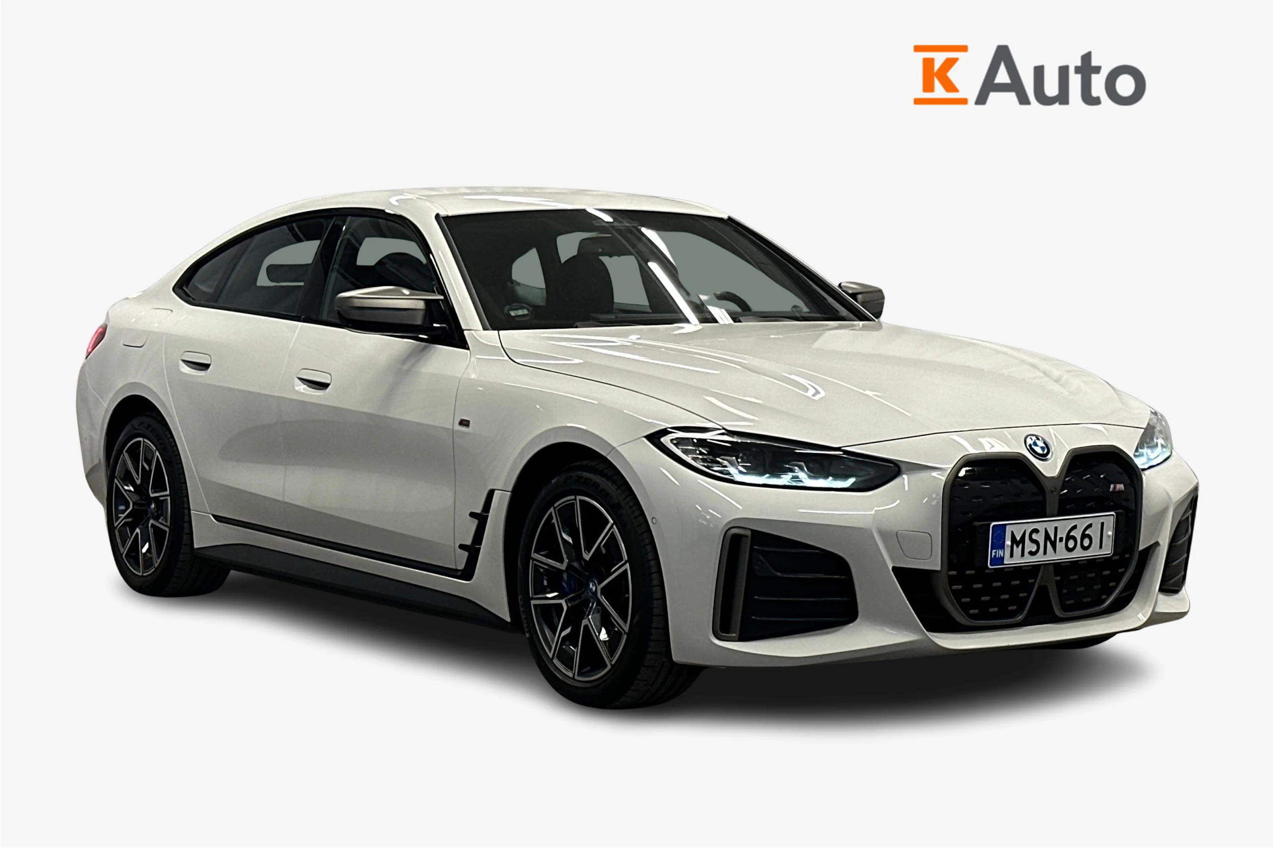 valkoinen BMW i4 M50 2023 kuva 1.