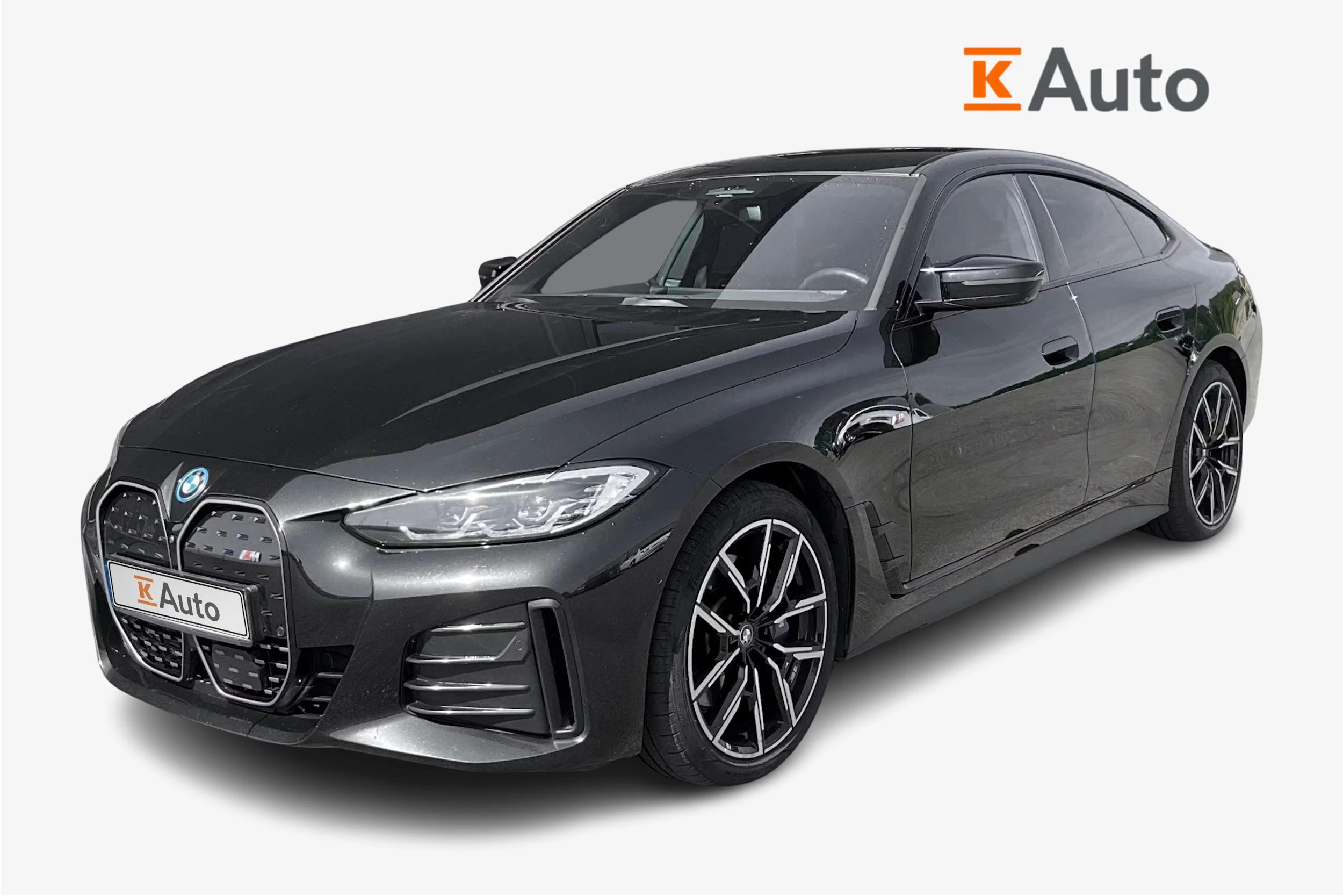 musta BMW i4 M50 2023 kuva 1.