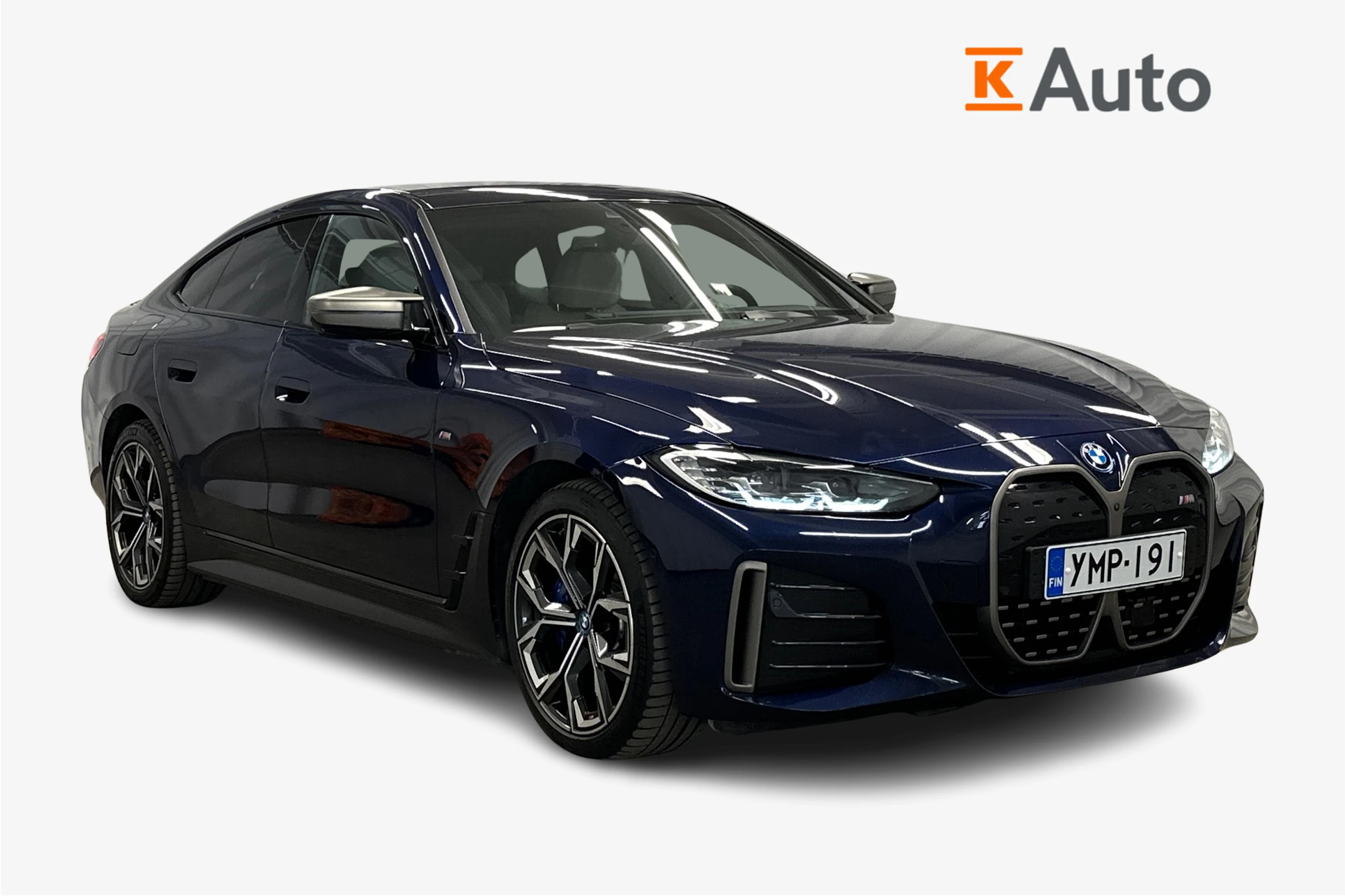 sininen BMW i4 M50 2024 kuva 1.