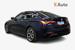 sininen BMW i4 M50 2024 kuva 3.