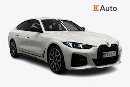 valkoinen BMW i4 M50 2024 kuva 1.