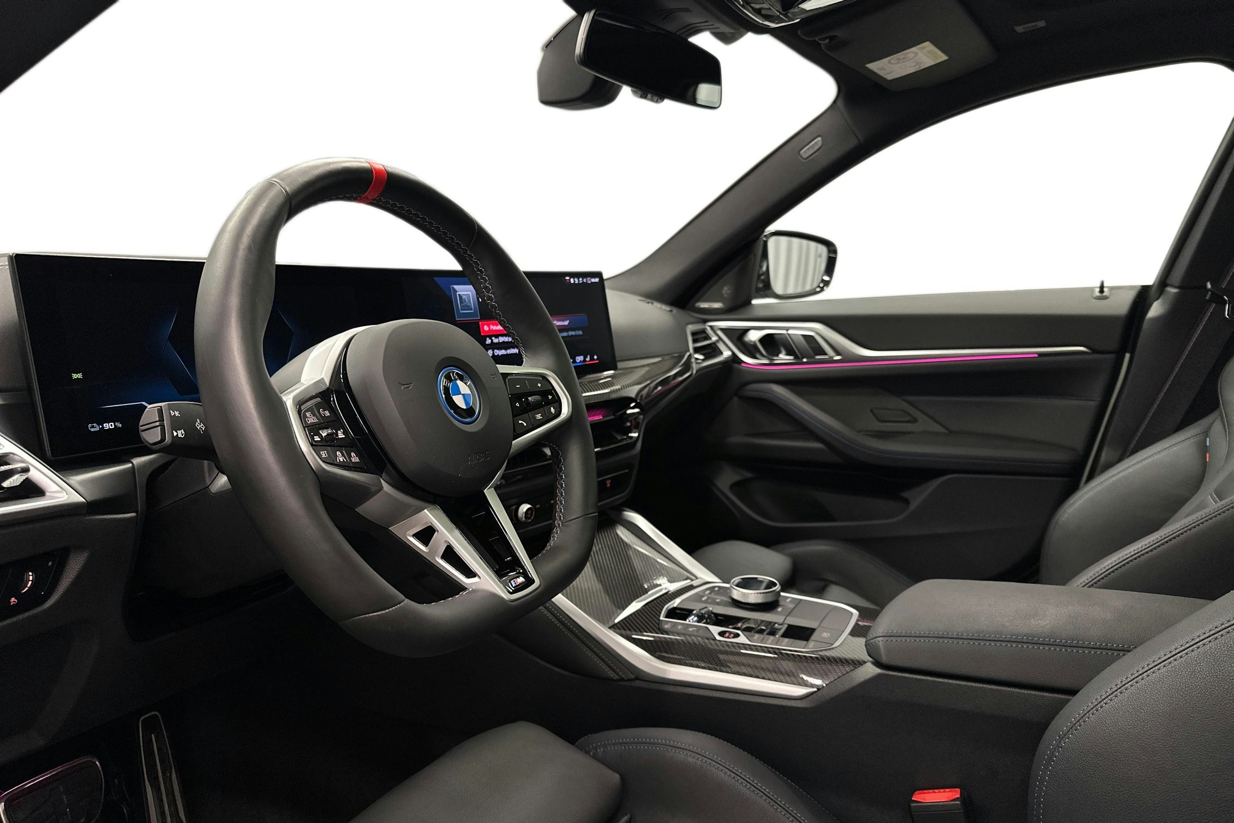 valkoinen BMW i4 M50 2024 kuva 7.