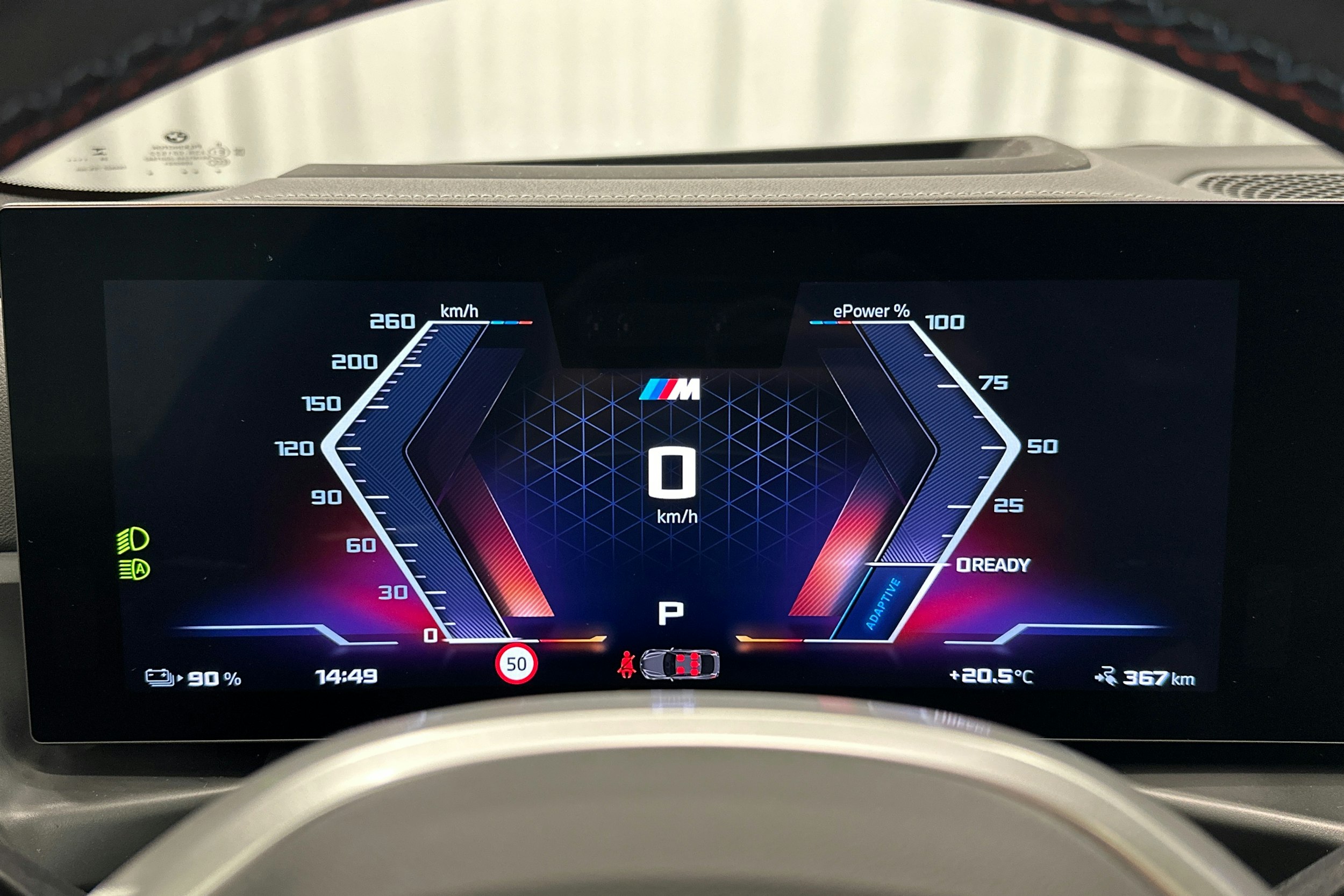 valkoinen BMW i4 M50 2024 kuva 25.