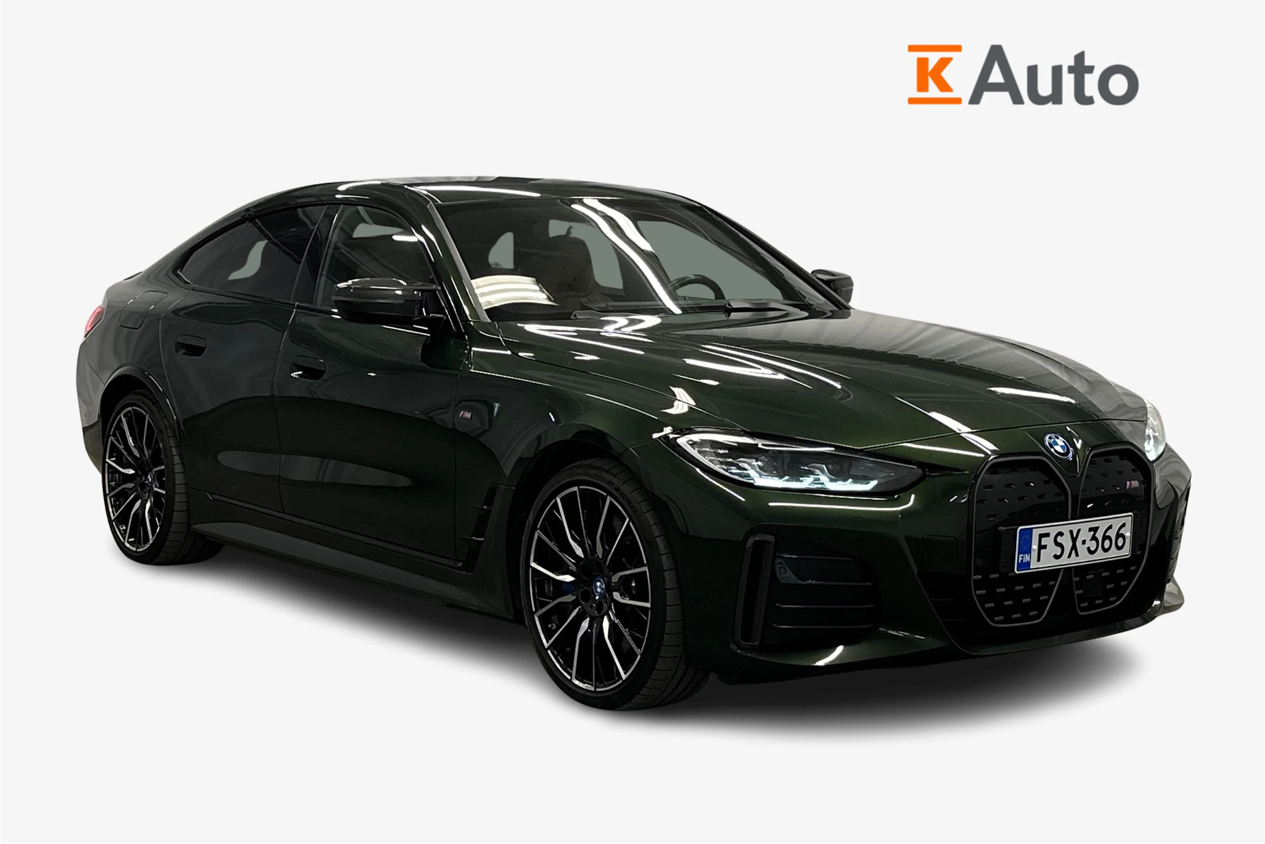 vihreä BMW i4 M50 2024 kuva 1.