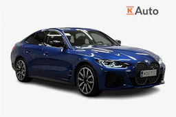 sininen BMW i4 M50 2024 kuva 1.