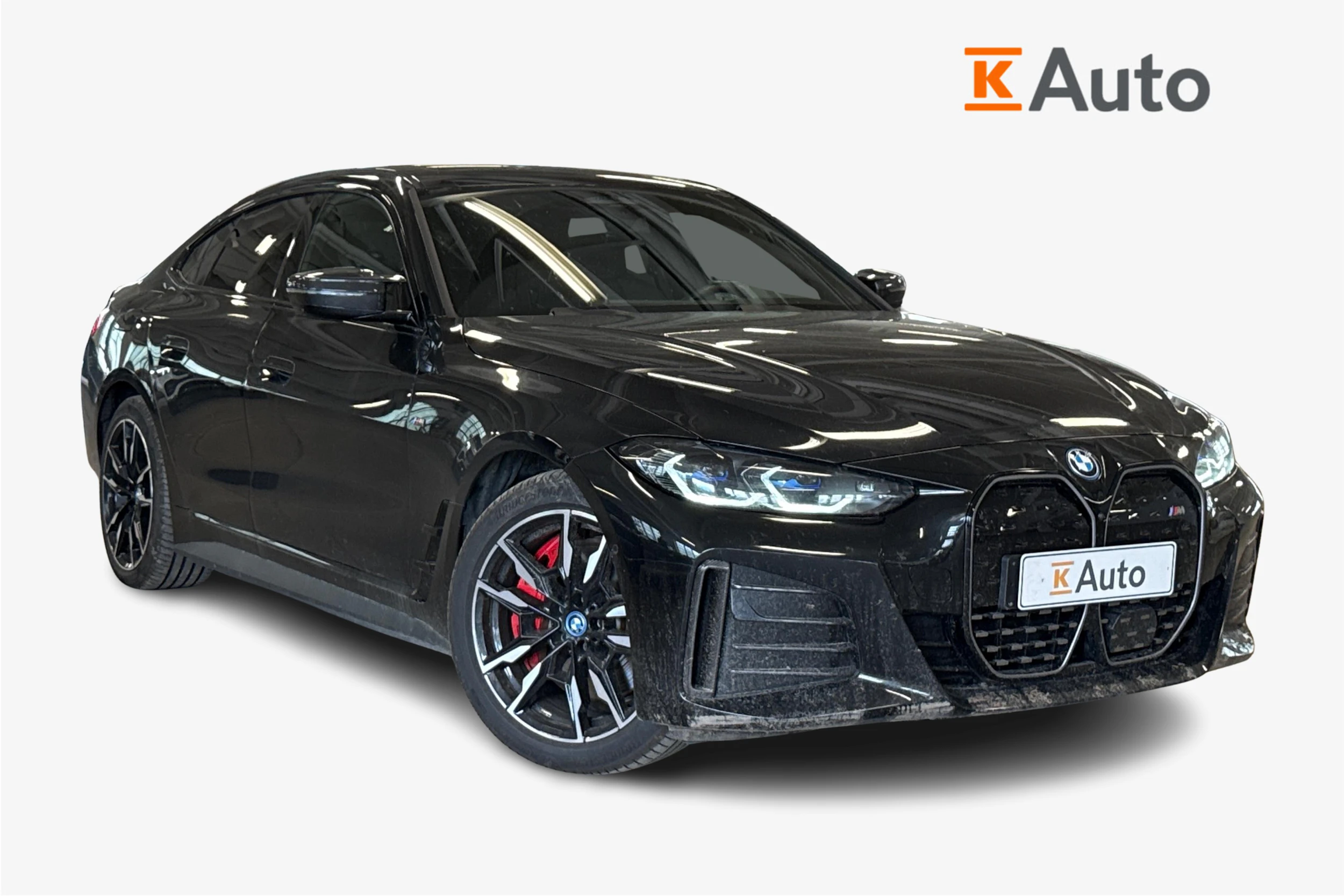 musta BMW i4 M50 2024 kuva 1.
