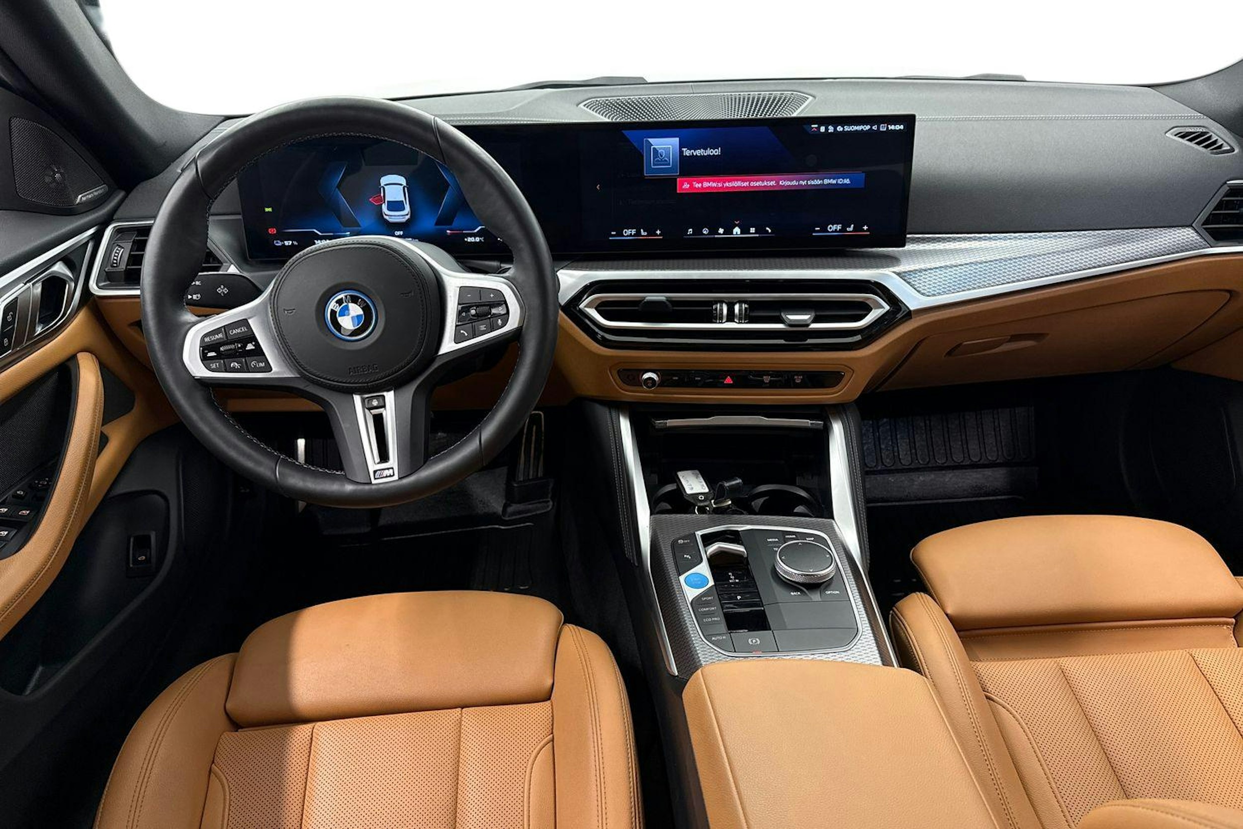 valkoinen BMW i4 M50 2024 kuva 9.