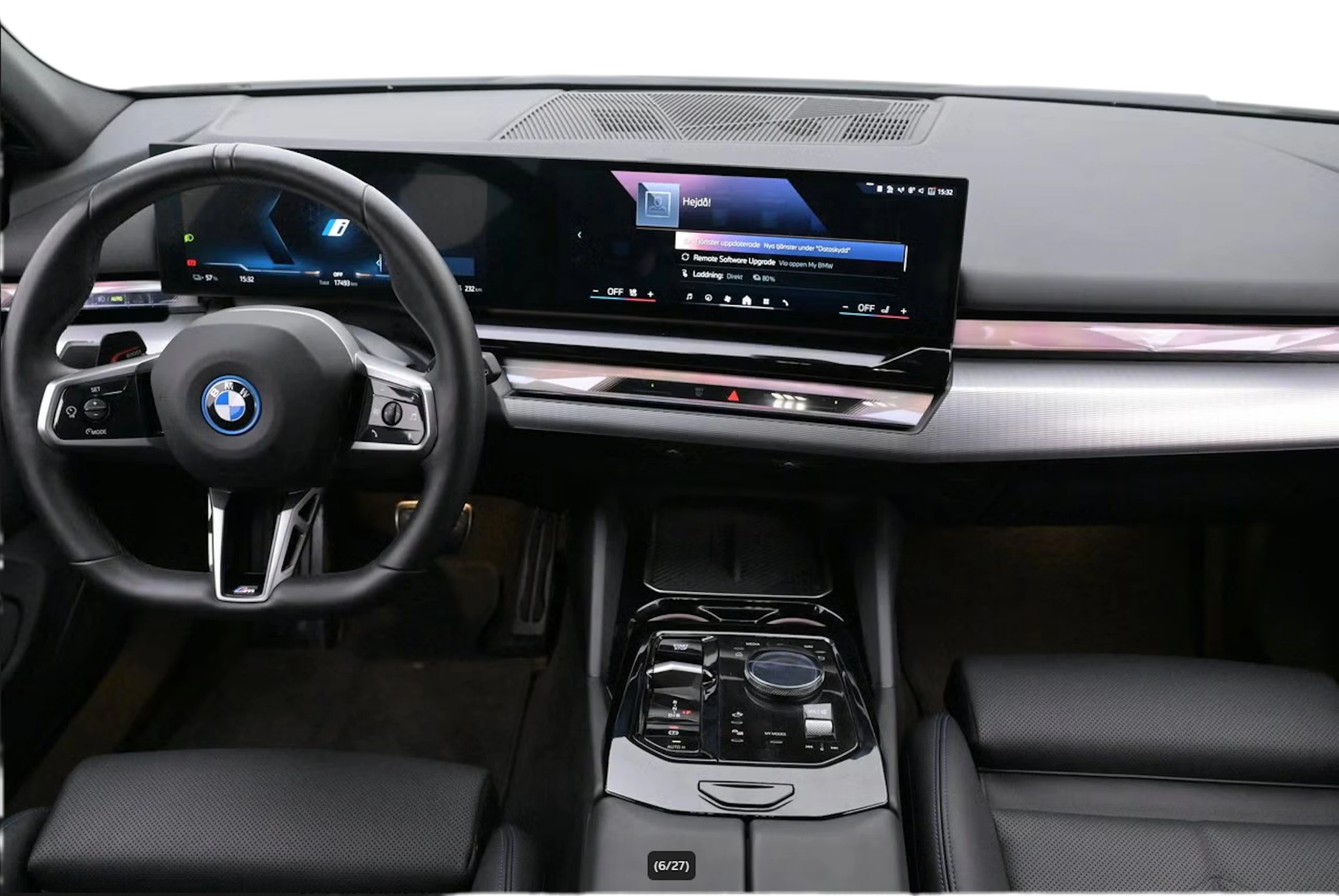 valkoinen BMW i5 2025 kuva 5.
