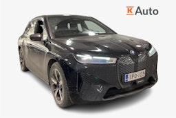 musta BMW iX 2020 kuva 1.