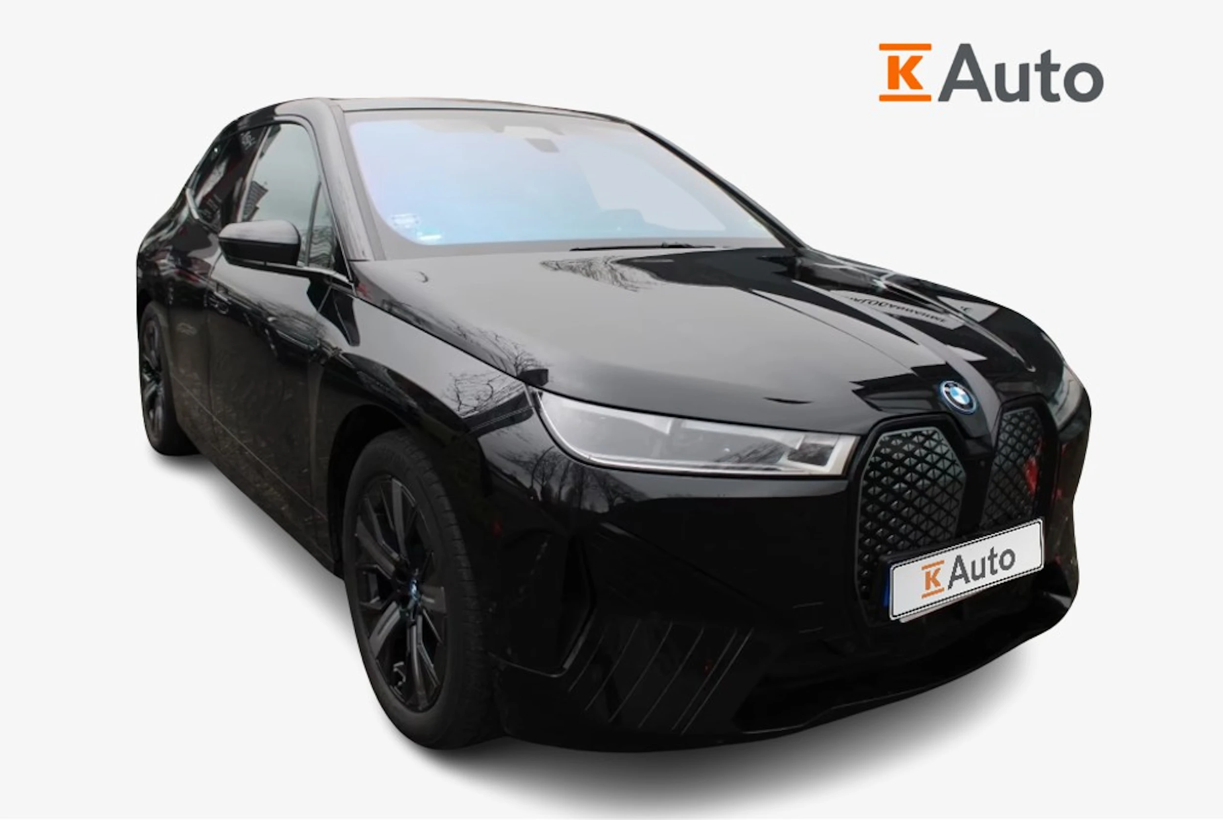 musta BMW iX 2022 kuva 1.