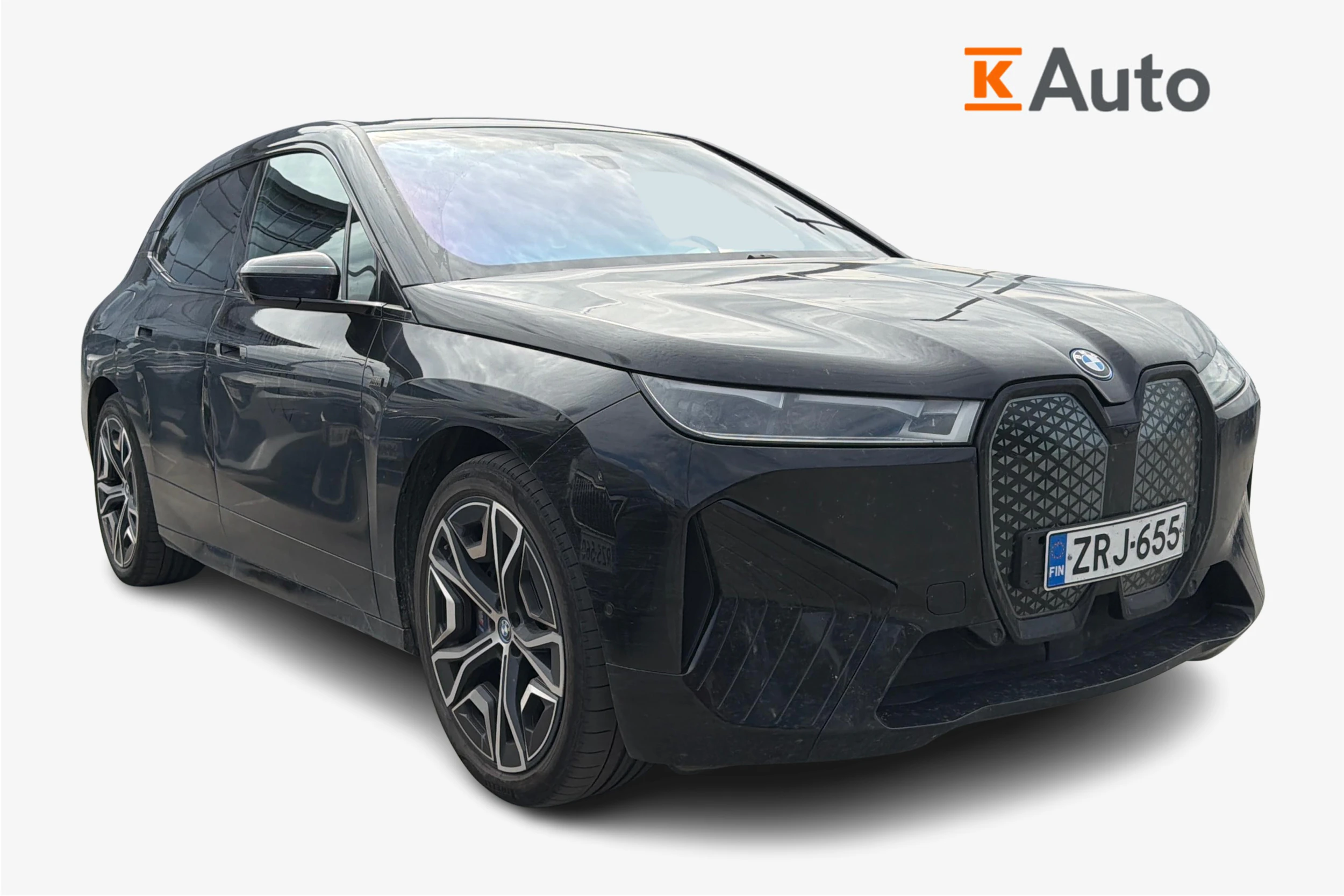 musta BMW iX 2023 kuva 1.