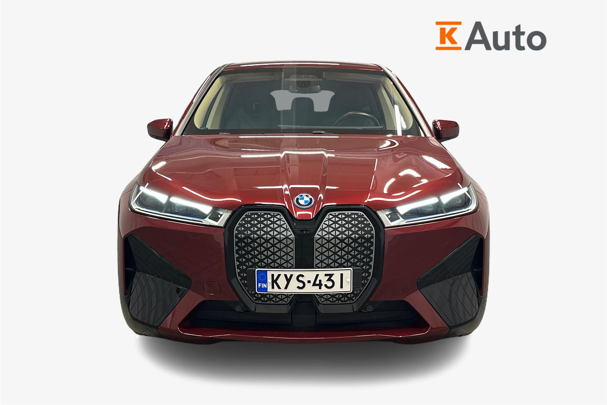 punainen BMW iX 2023 kuva 5.