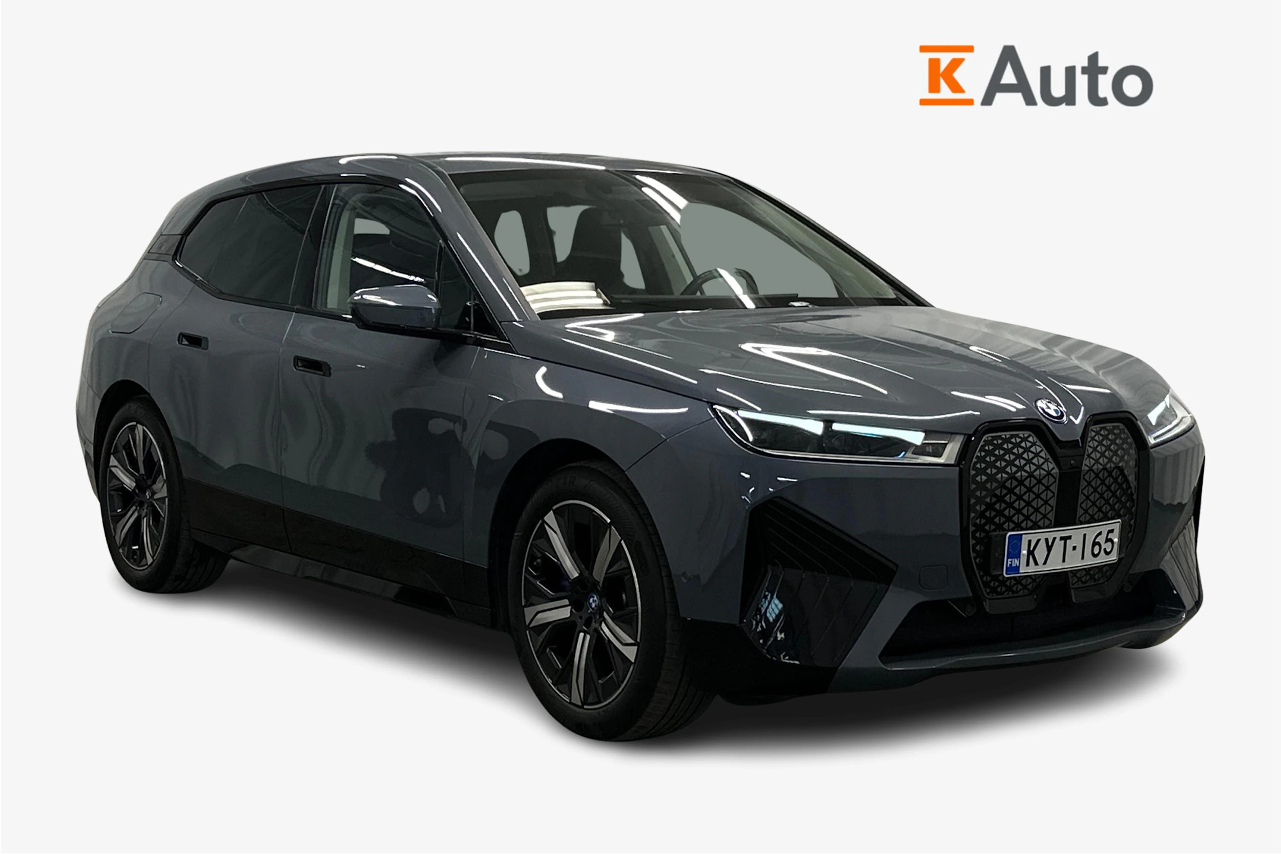 harmaa BMW iX 2023 kuva 1.