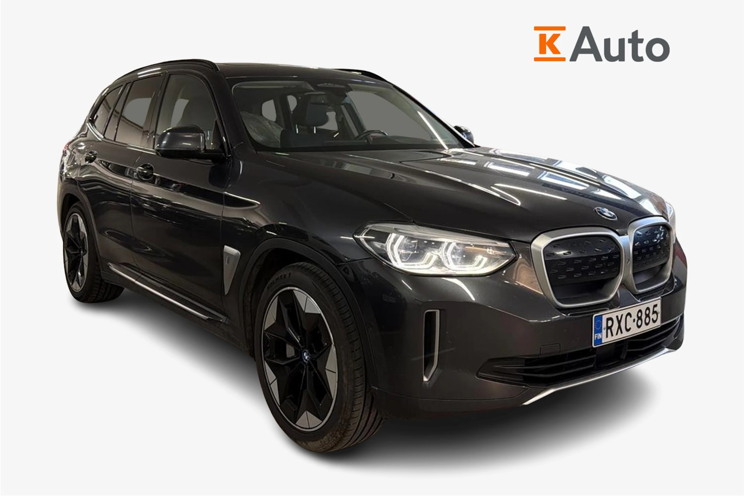 harmaa BMW iX3 2021 kuva 1.