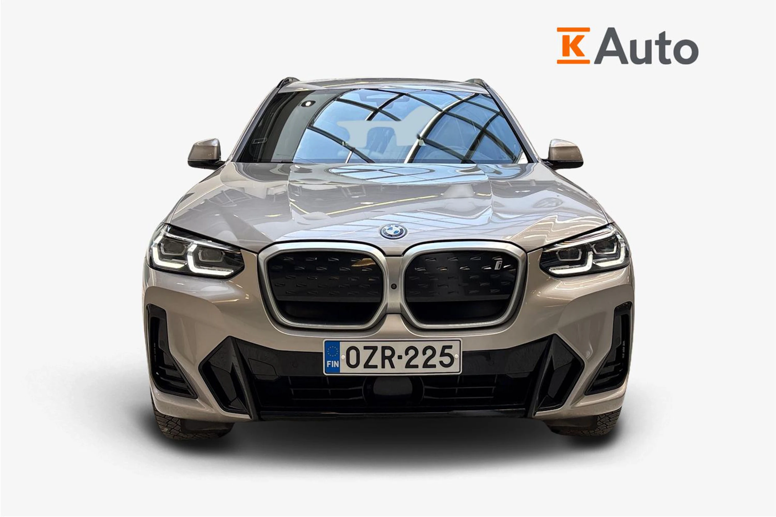 Harmaa BMW iX3 2023 kuva 4.