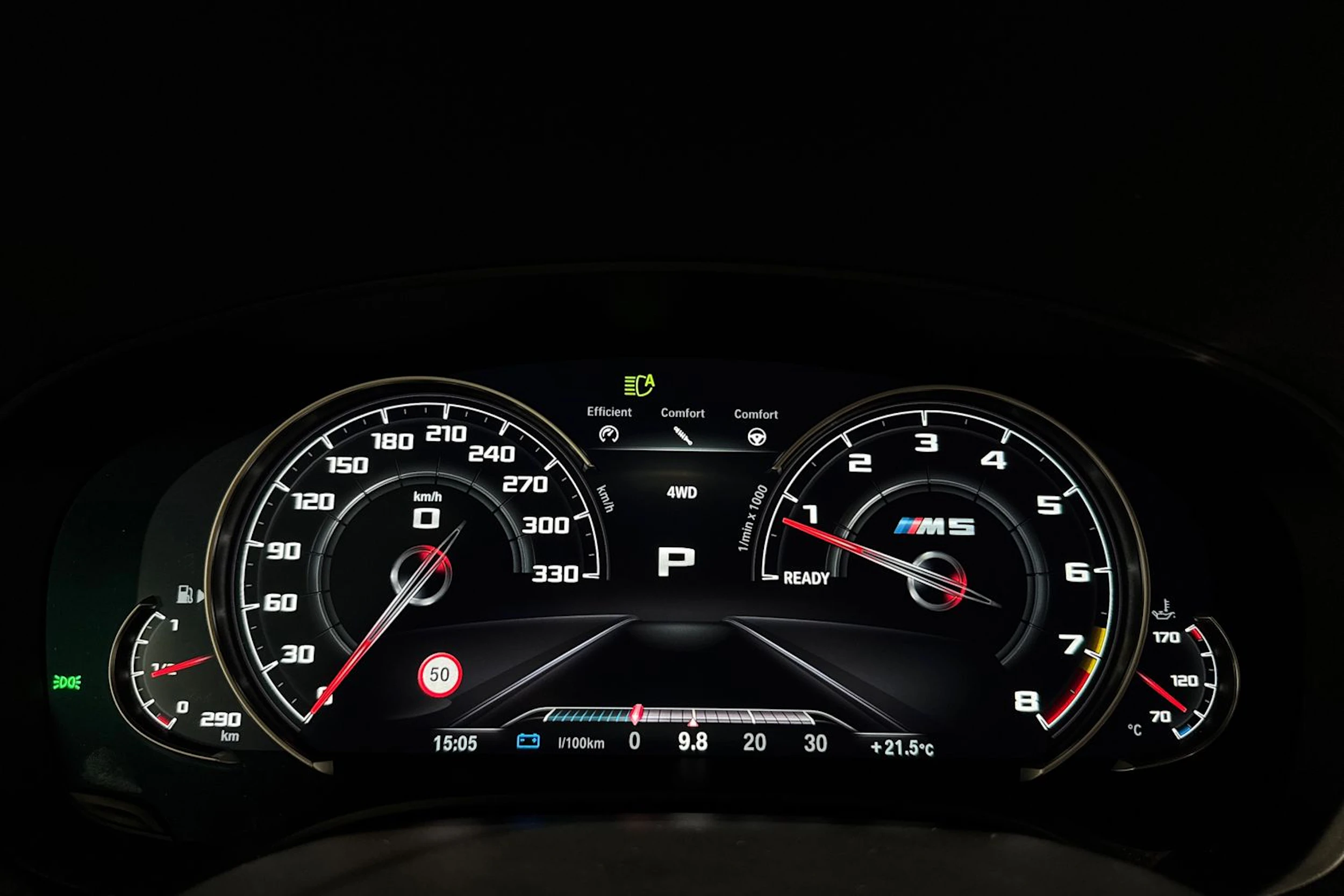 met. sininen BMW M5 2018 kuva 17.