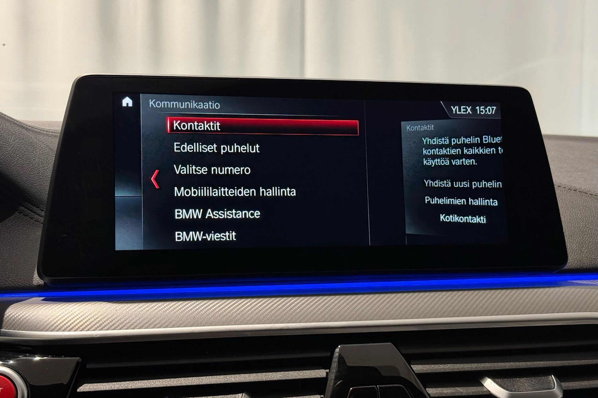 met. sininen BMW M5 2018 kuva 22.