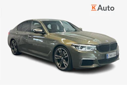keltainen BMW M550 2017 kuva 1.