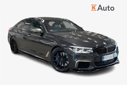 harmaa BMW M550i 2017 kuva 1.