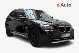 musta BMW X1 2009 kuva 1.