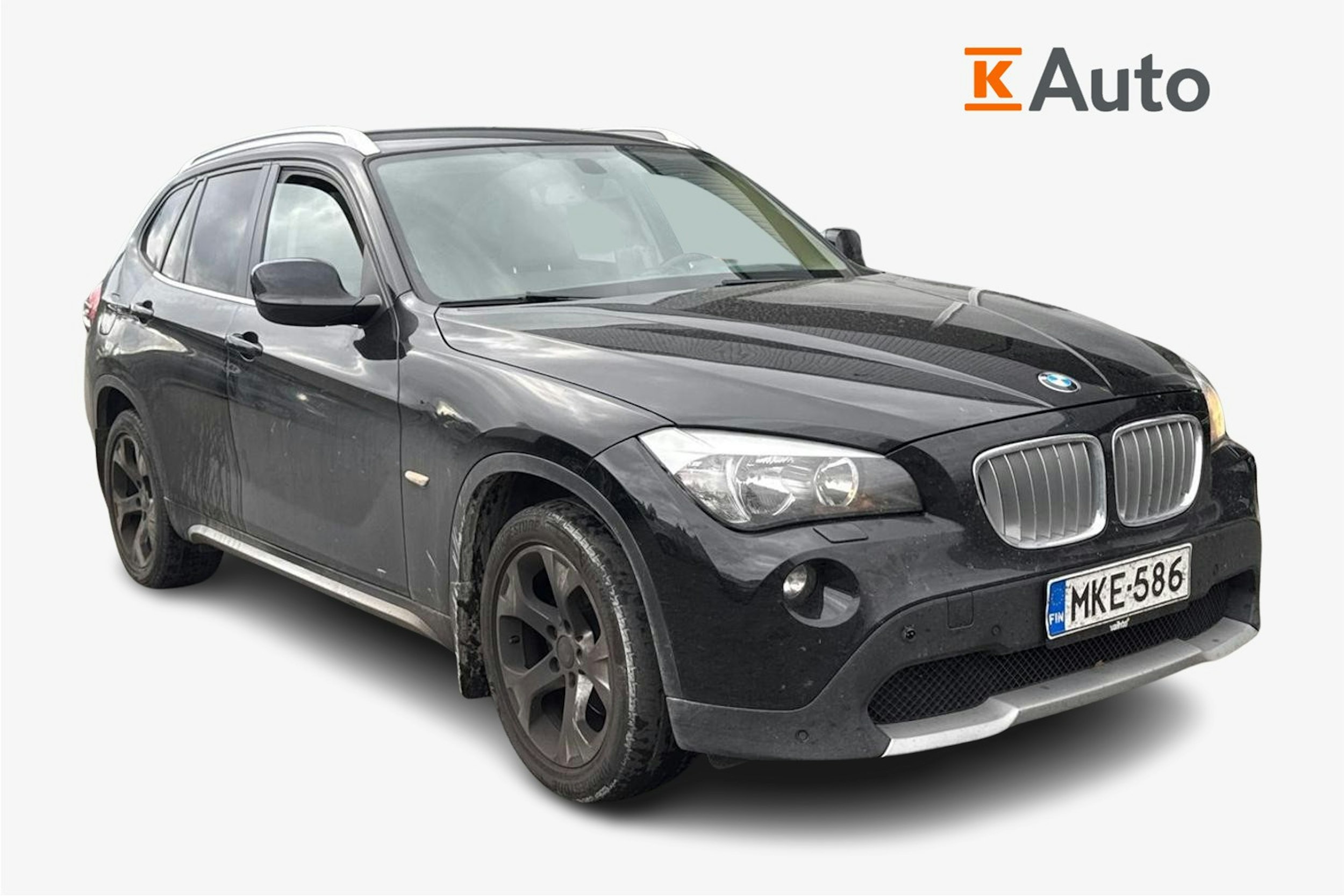 musta BMW X1 2010 kuva 1.