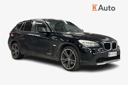 musta BMW X1 2010 kuva 1.