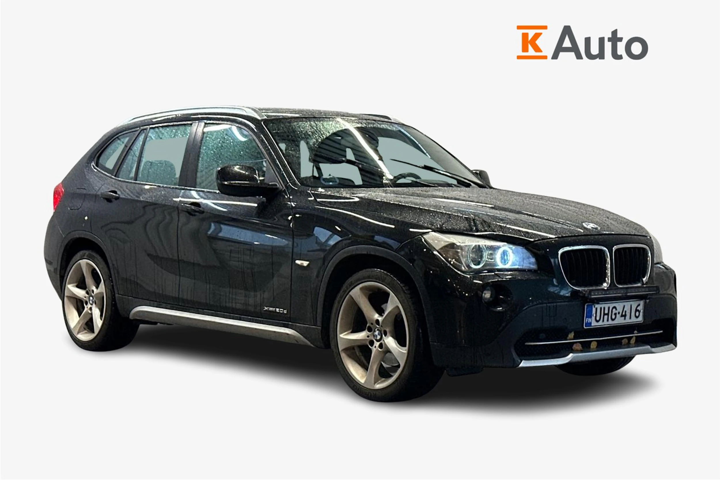 musta BMW X1 2010 kuva 1.