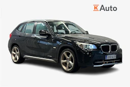 musta BMW X1 2010 kuva 1.
