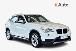 valkoinen BMW X1 2014 kuva 1.