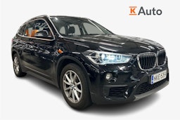musta BMW X1 2016 kuva 1.