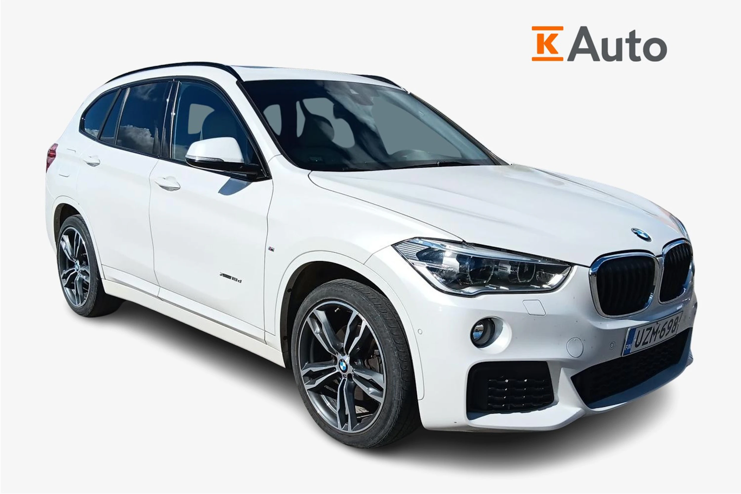 valkoinen BMW X1 2016 kuva 1.