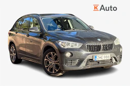 musta BMW X1 2016 kuva 1.