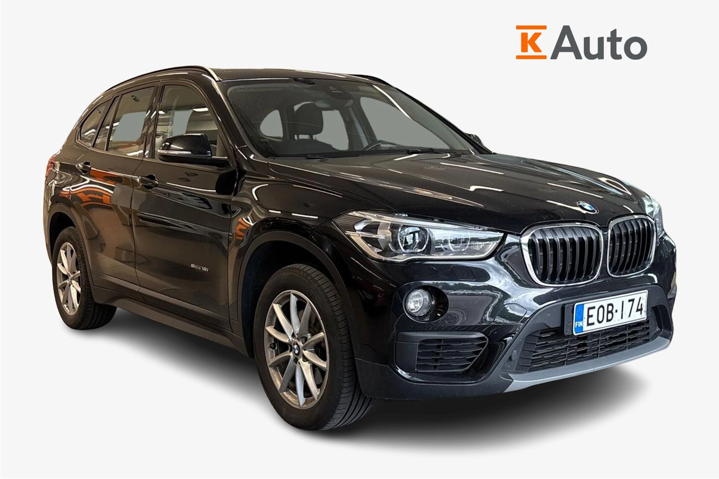 musta BMW X1 2017 kuva 1.