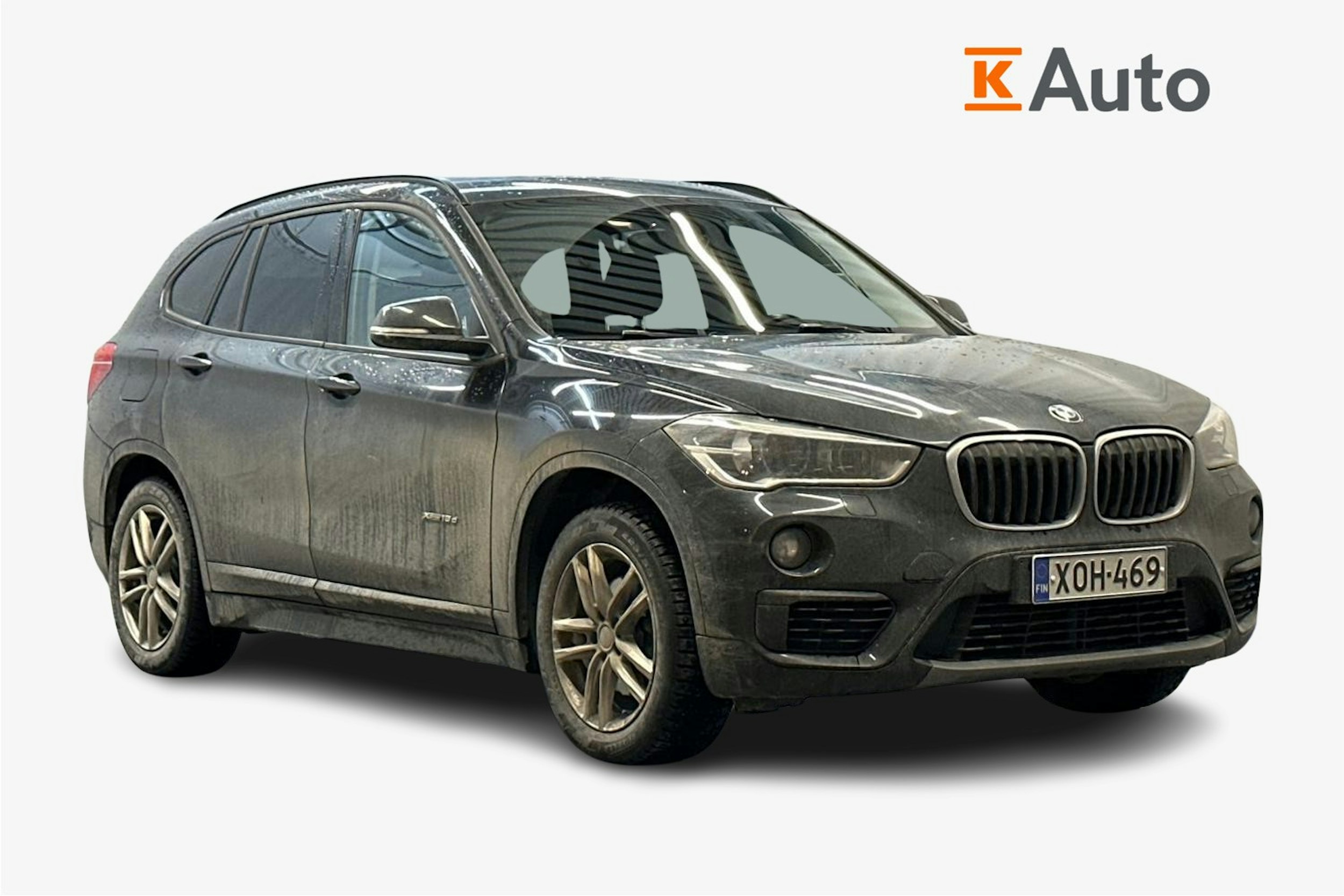 musta BMW X1 2017 kuva 1.