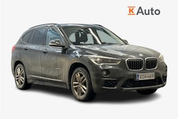 musta BMW X1 2017 kuva 1.