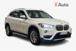 Valkoinen BMW X1 2018 kuva 1.