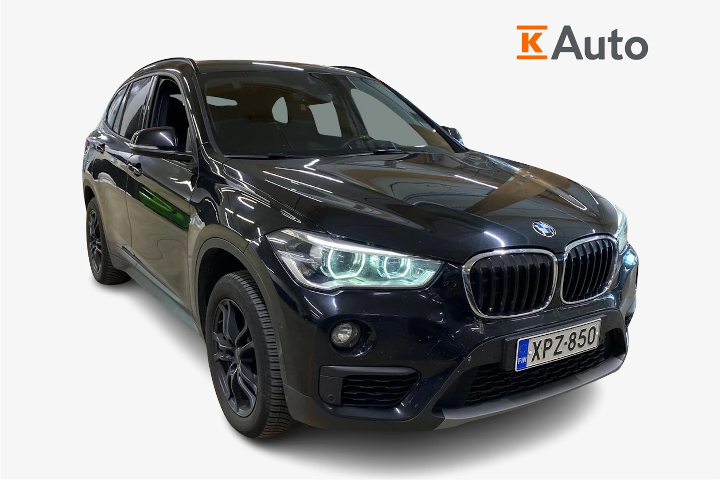 musta BMW X1 2018 kuva 1.