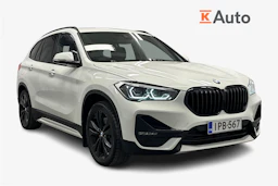 valkoinen BMW X1 2020 kuva 1.