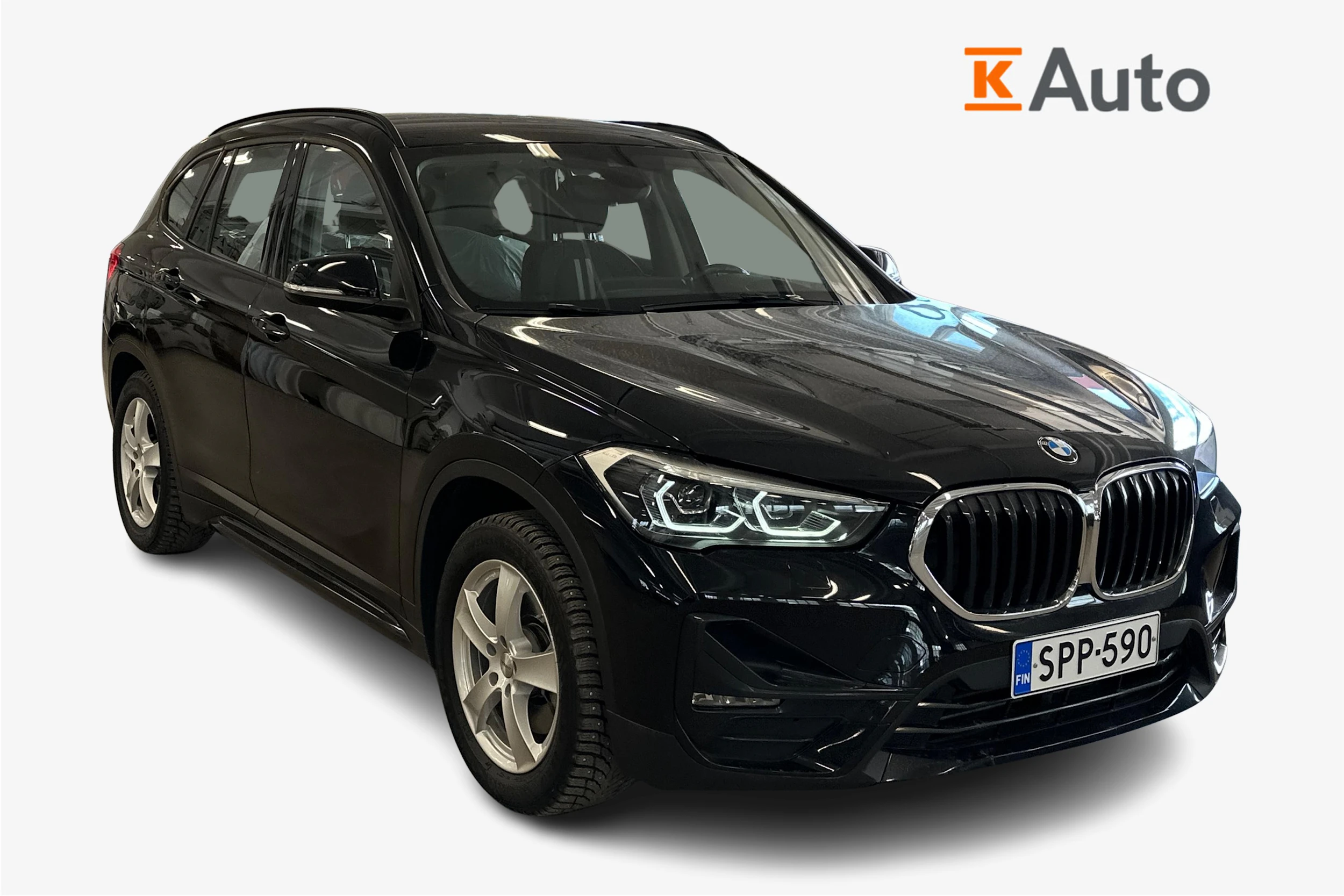 musta BMW X1 2021 kuva 1.