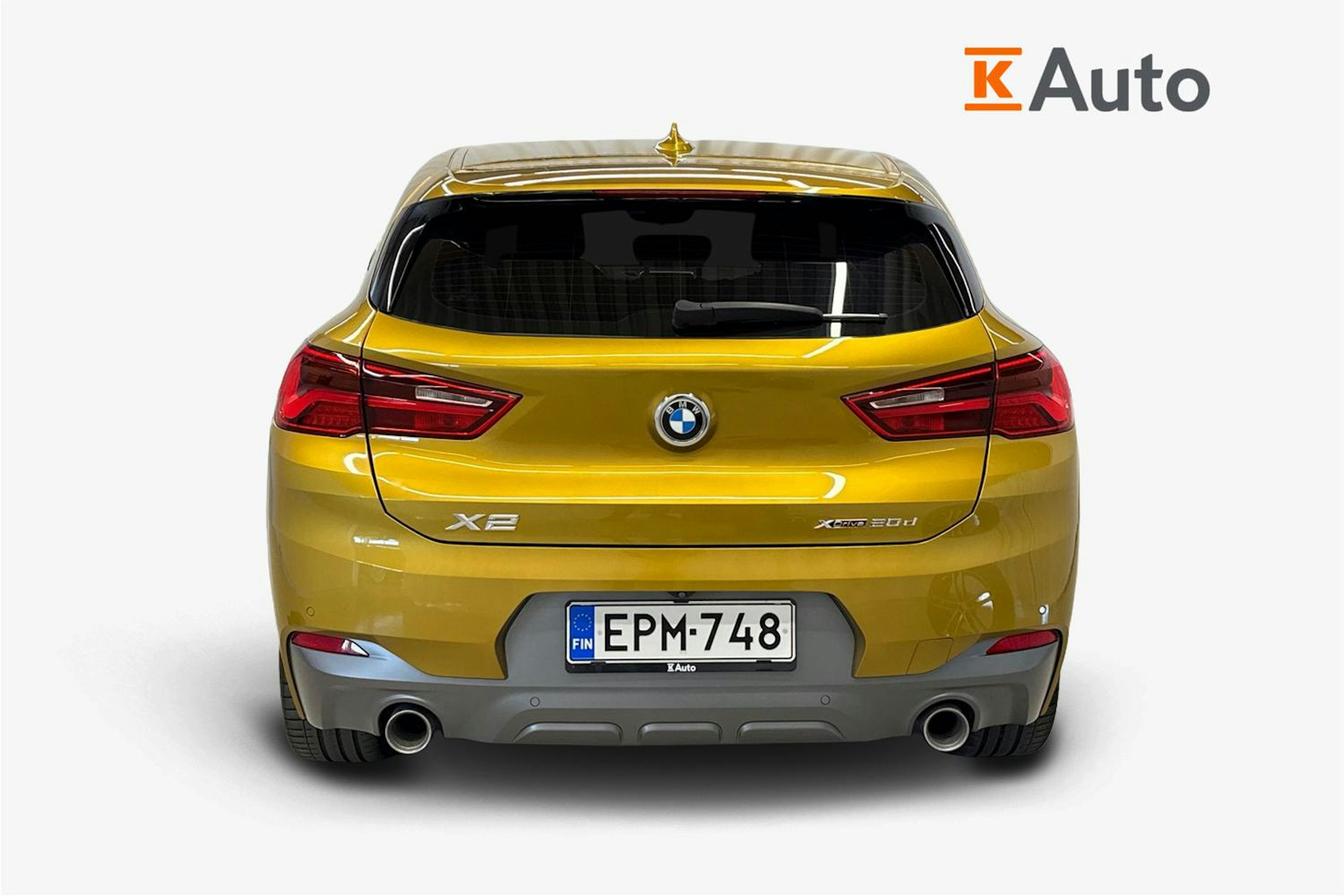 keltainen BMW X2 2018 kuva 3.