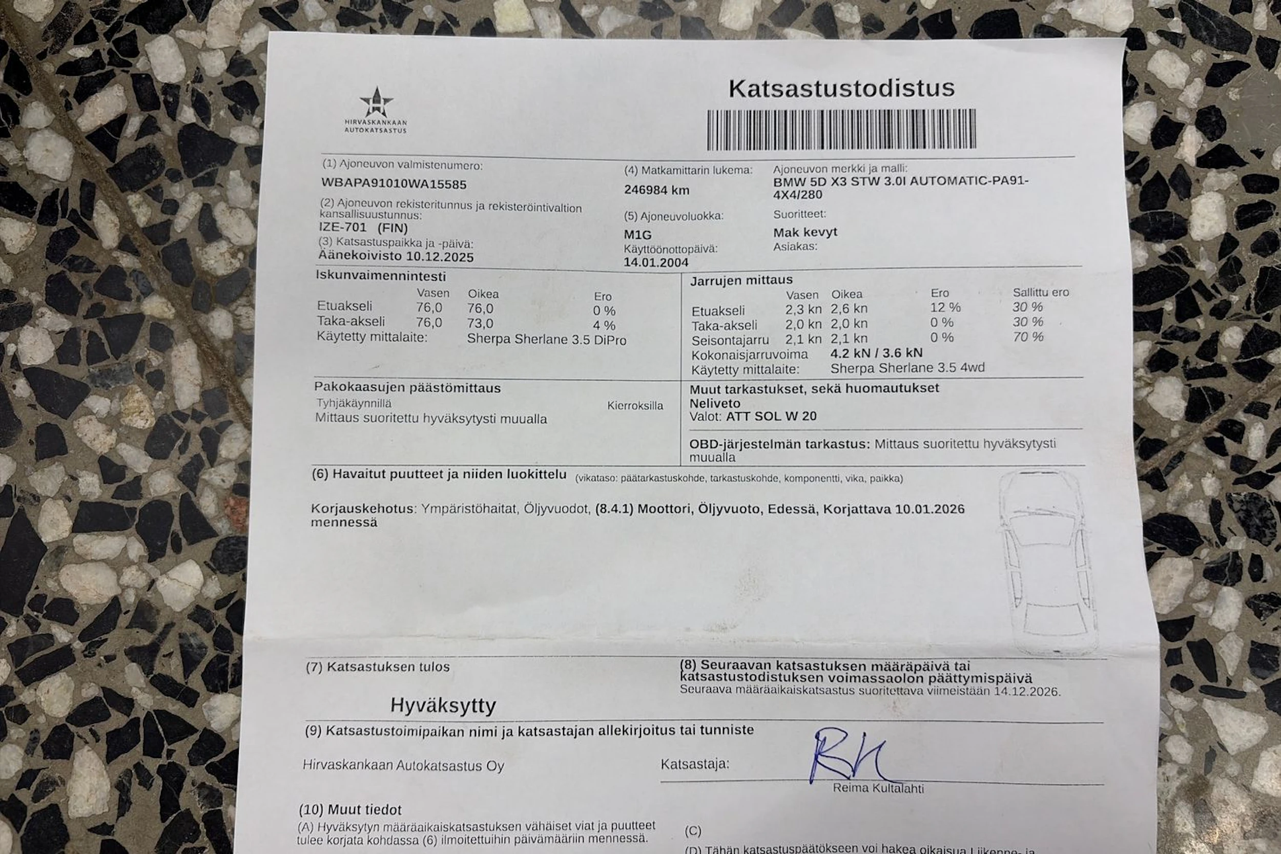 Harmaa BMW X3 2004 kuva 27.