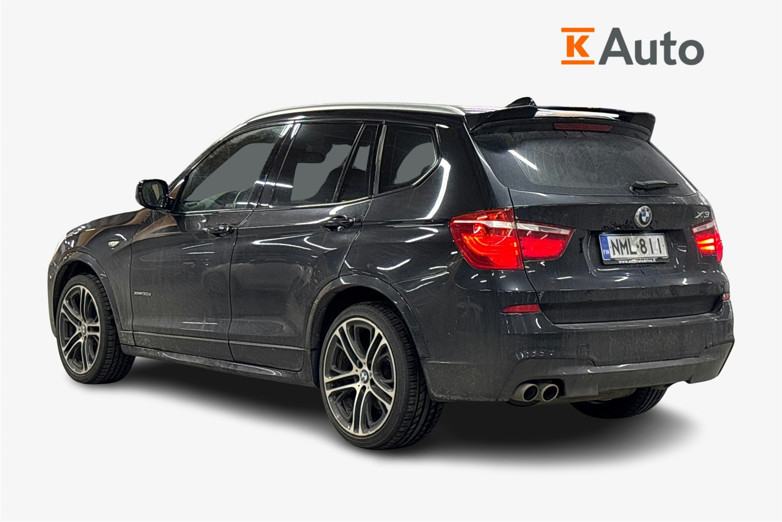 musta BMW X3 2011 kuva 2.