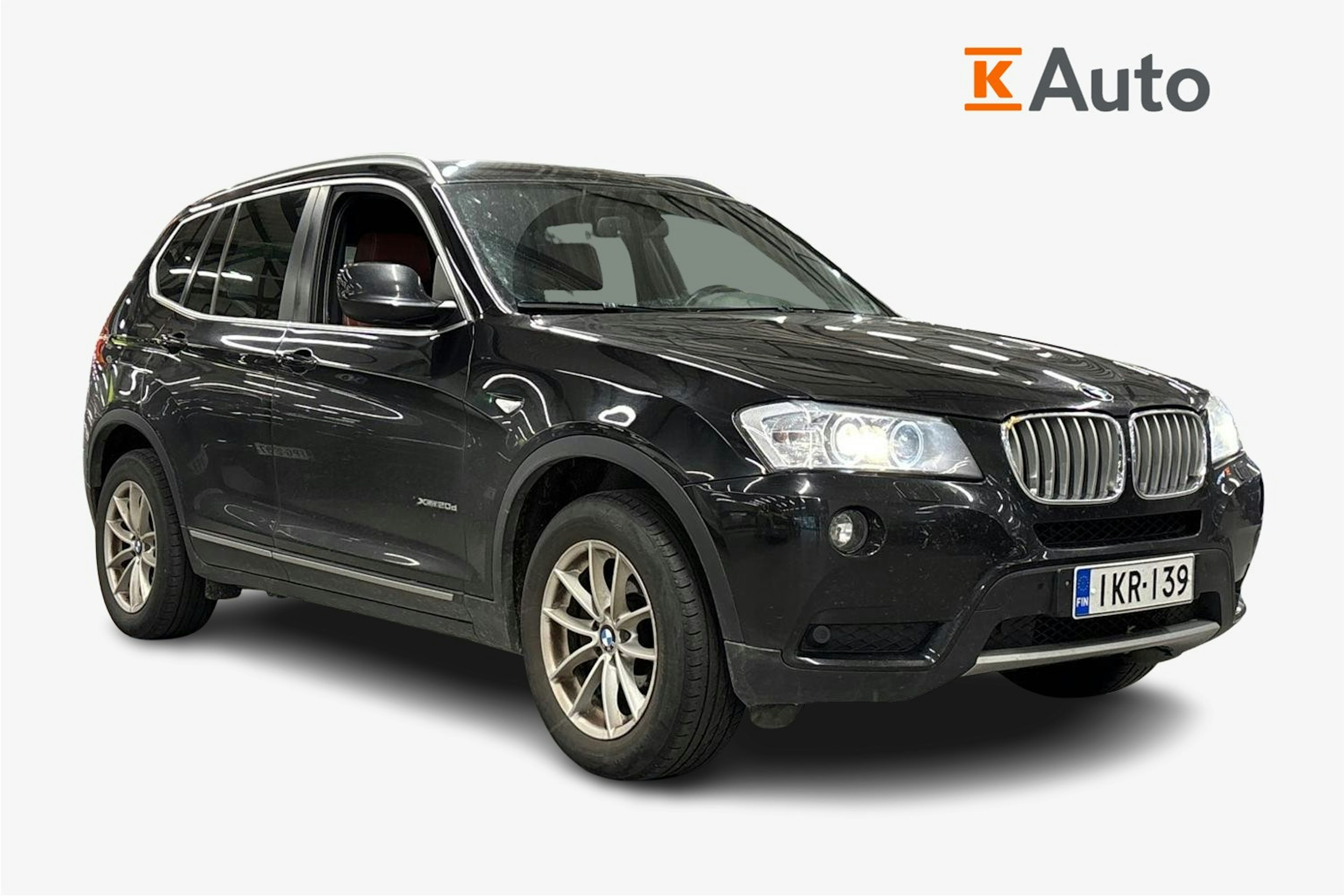 musta BMW X3 2012 kuva 1.